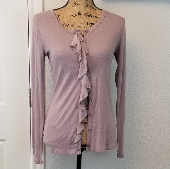 Ann Taylor Tops - Ann Taylor cardigan shirt sz S